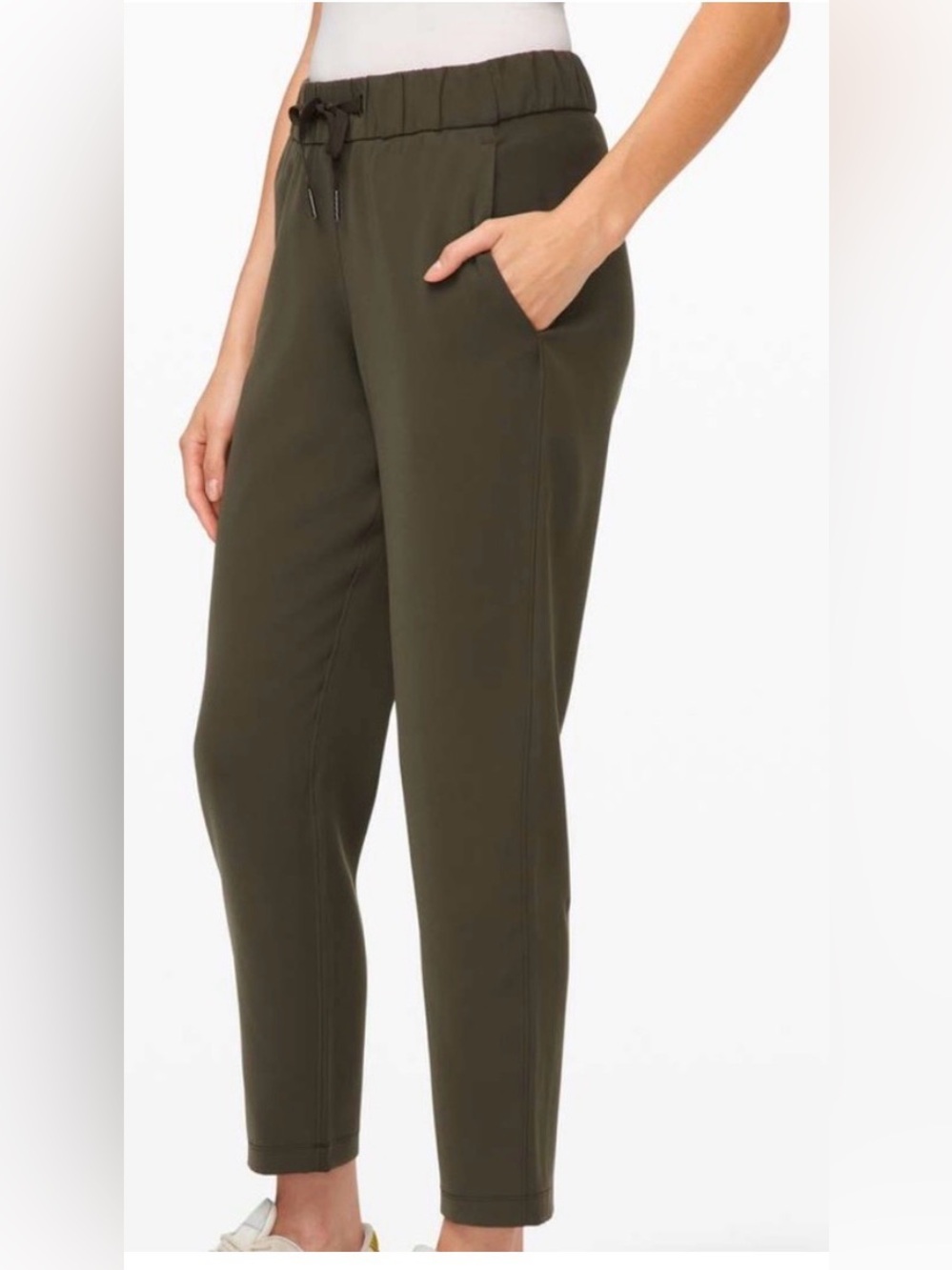 Lululemon On The Fly Dark Olive Pant Size 6